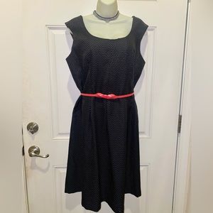 Super cute sleeveless pokadot dress